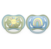 PHILIPS Avent Soother 0-6M Boy SUN & RAINBOW (SCF085/5)